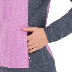 Varm trøye Karpos Averau W Full-Zip Hoodie lilla/ombre blå